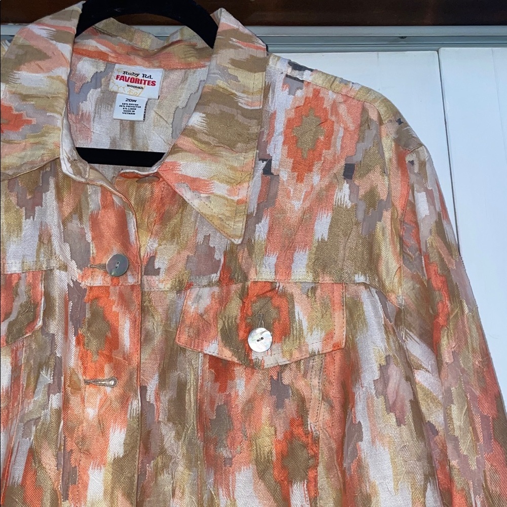 Ruby Rd. Women's Vibrant Patterned Blouse - image 3